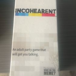 Incohearent Adult Party Game