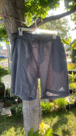 Large Adidas grey men’s shorts