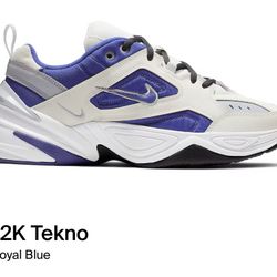 Size 11 - Nike M2K Tekno AV4789 103 Size 11 Sail Deep Royal Blue