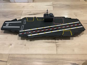 Aircraft carrier toy ship 31” long