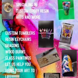Custom Resin Tumblers And More