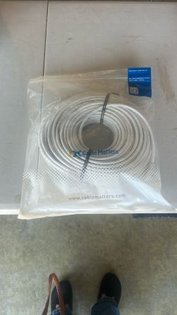 Cable In White -125 Feet