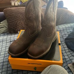 Steel Squared Toe Boots