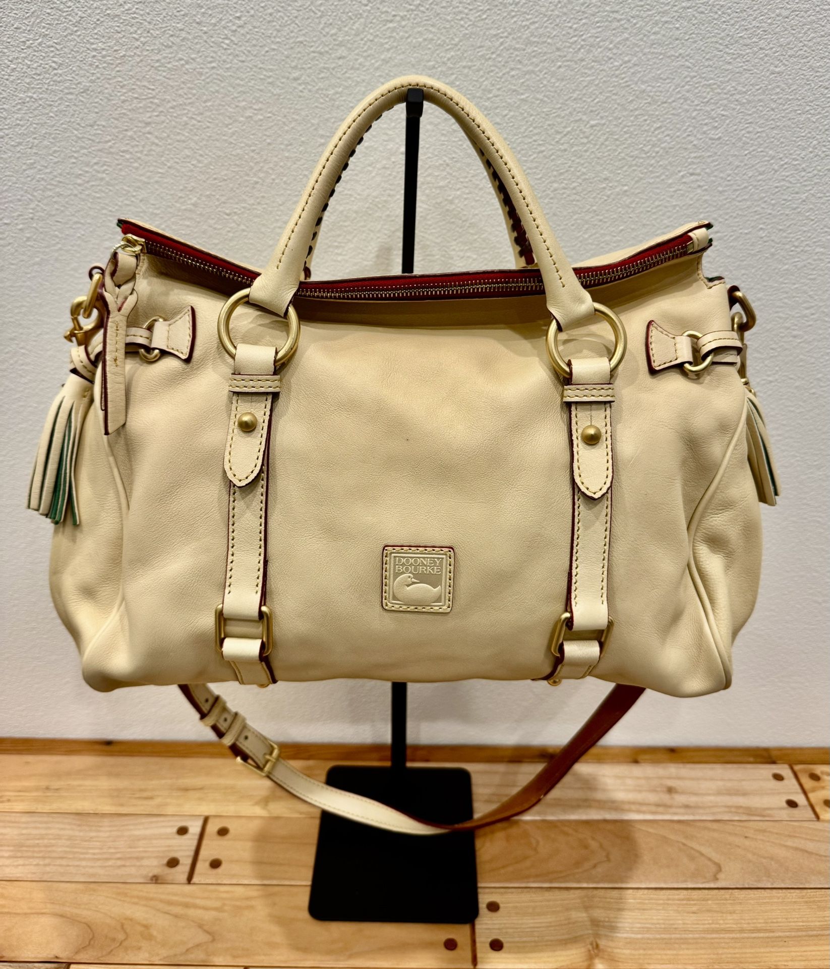 Dooney and Bourke Large Flourentine Crossbody Satchel