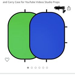 Portable / Foldable Green Screen Blue Screen Backdrop