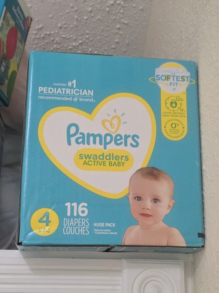 116 COUNT Pampers #4