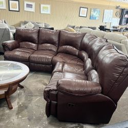 Leather Sectional Reclining Manual 🦖