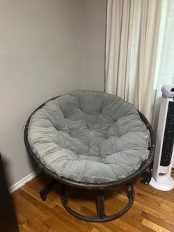 42” Papasan Chair with Reversible Cushion