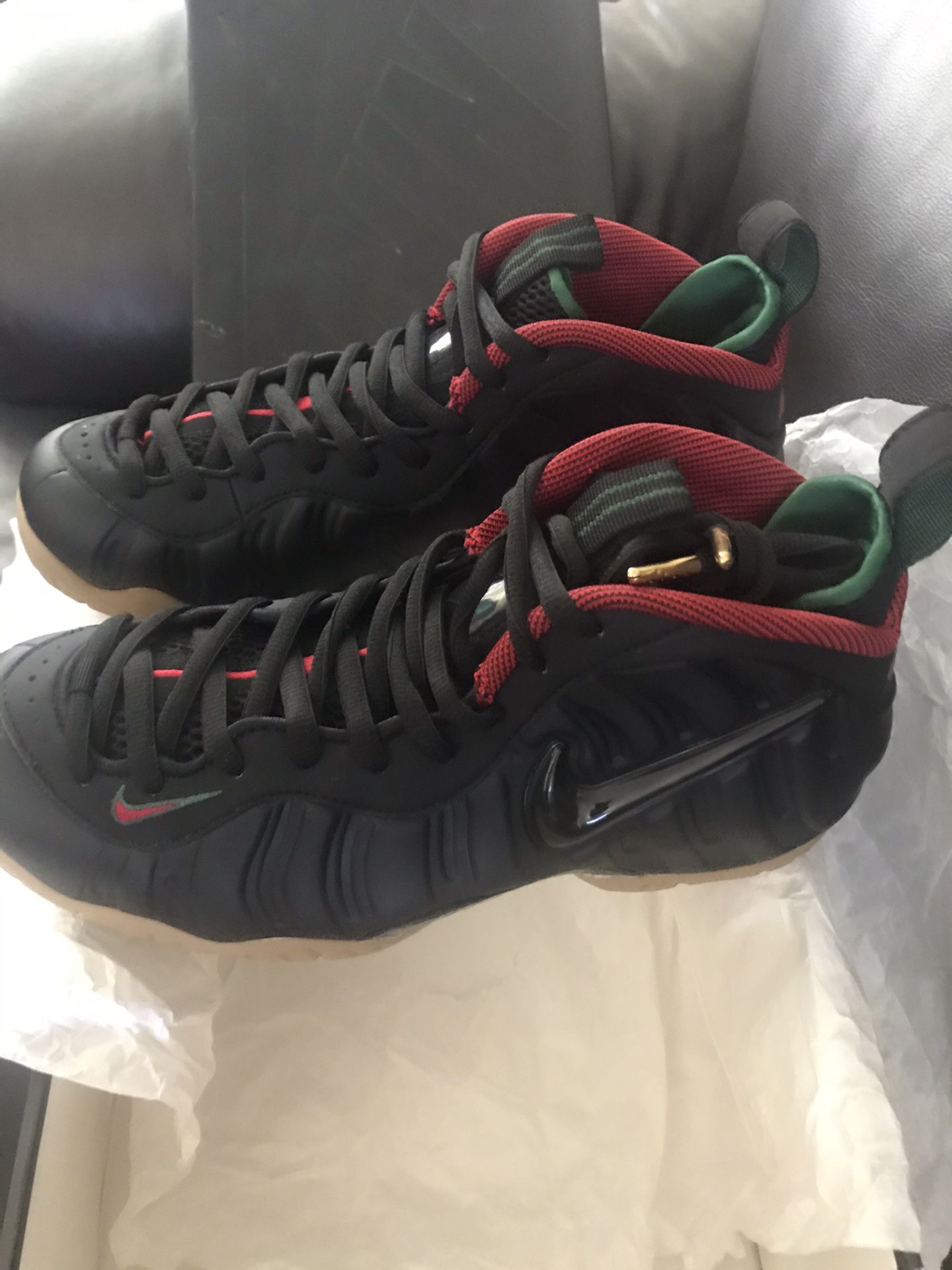 Gucci foamposite size 8.5 very nice shoes asking 350$ serious buyer only