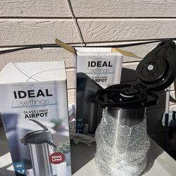 Glass lined airpot for tea