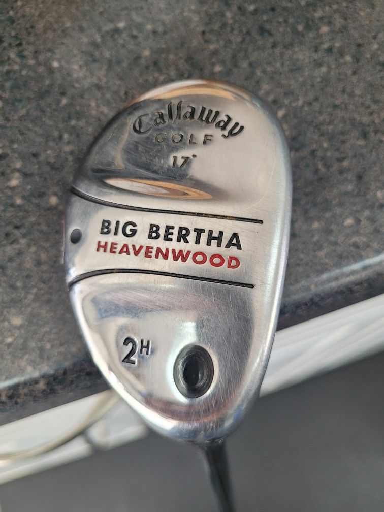 Great condition Calloway, 17°, big Bertha heaven wood 2H. RCHPro Series M70 Tour Stiff Shaft $30