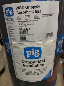 Pig grippy absorbent mat new unopened