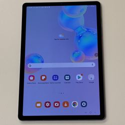 Excellent Samsung Galaxy Tab S6 T867V 10.5" 128GB Gray Wi-Fi + Cellular Unlocked Verizon Tablet 