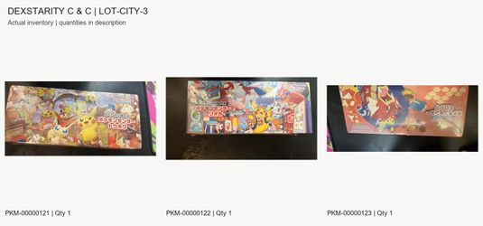 Pokemon Center Japan Special Box Lot - Tohoku Fukuoka Hiroshima