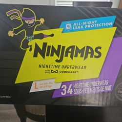 Boys Night Time Underwear  Large