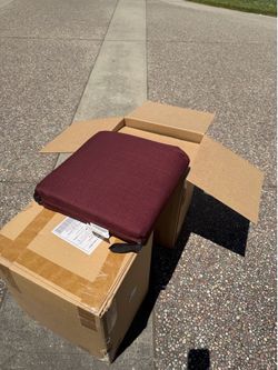 Burgundy Seat Cushions