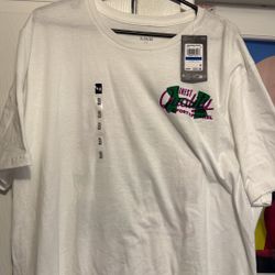 Under Armour Men's White Graphic T-Shirt XL