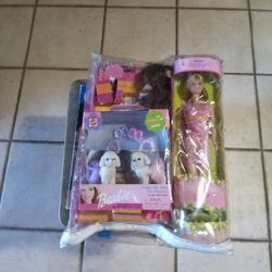 Barbie Dress Up Set With Two Poodles