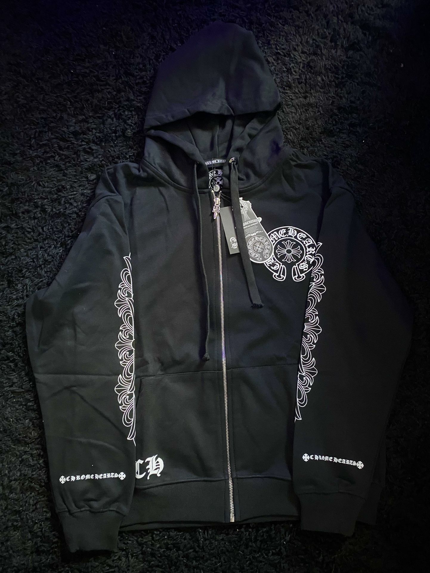 Chrome Hearts Zip Up Hoodie