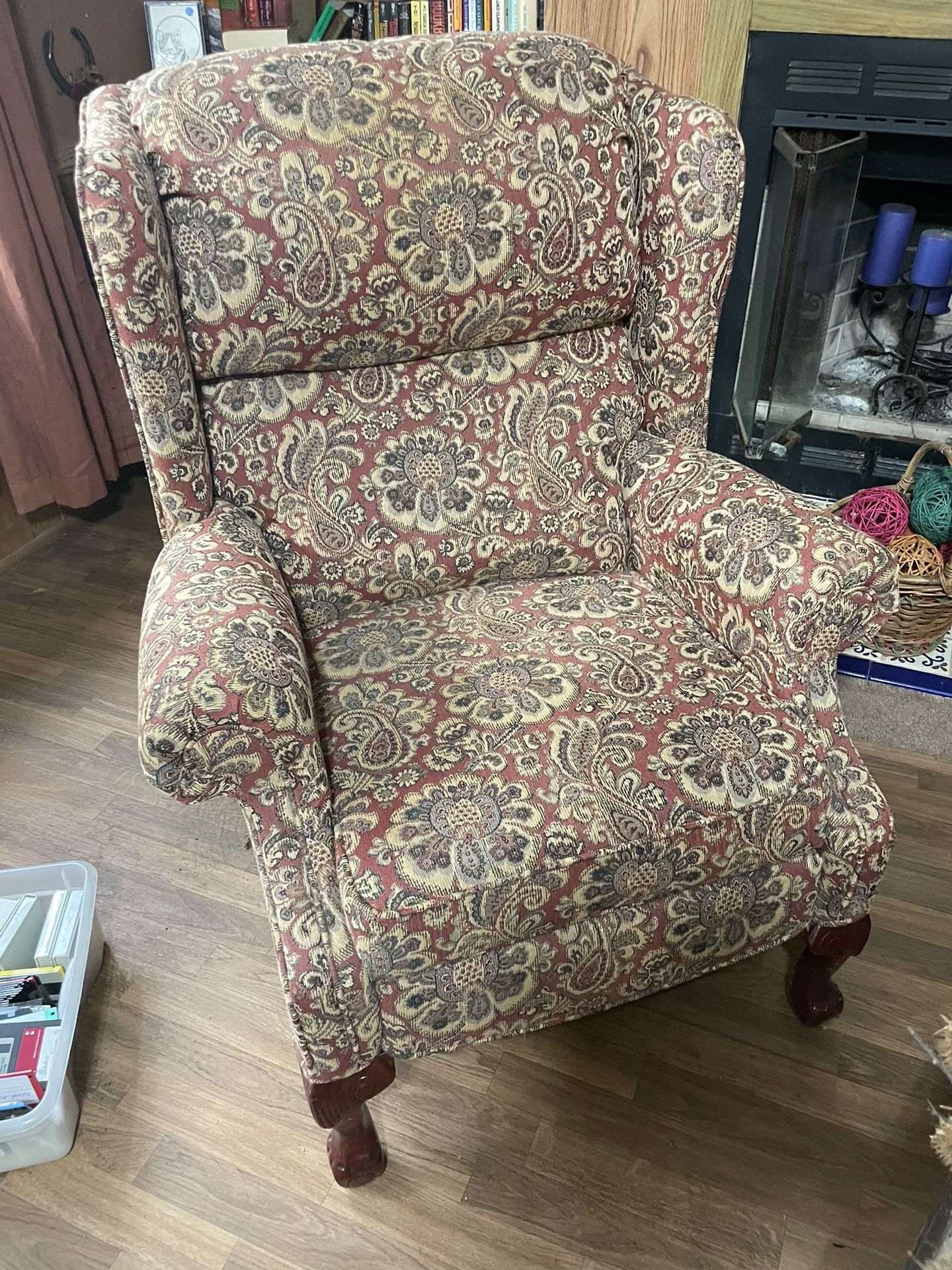 Clayton Marcus High-back Wing-back Fireside Chair