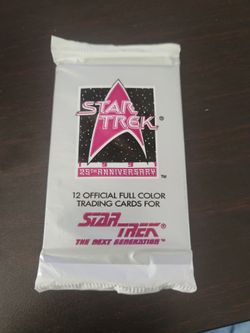 Impel 1991 Star Trek 25th anniversary trading cards sealed packs pack