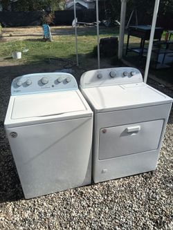 Whirlpool Washer & Gas dryer delivery available