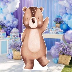 Woodland animals cutouts props birthday