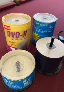 Unopened DVD-R and CD-R
