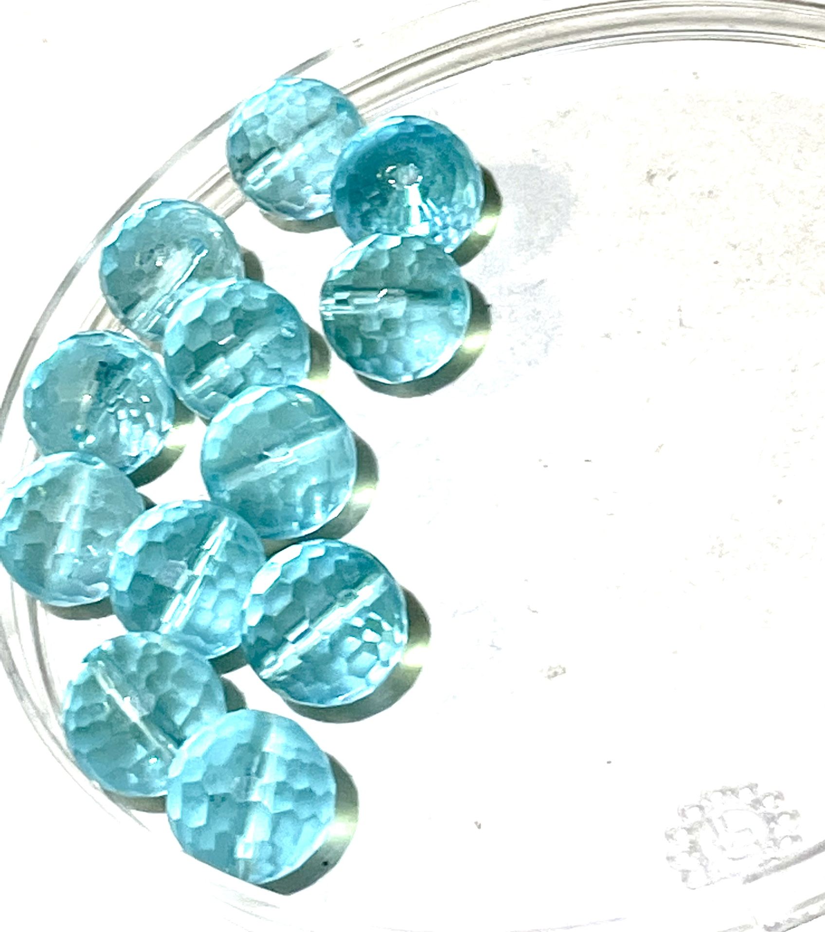 Lot Of 12mm Crystal Beads.  450