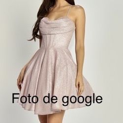 Dress Rose Gold Glitters