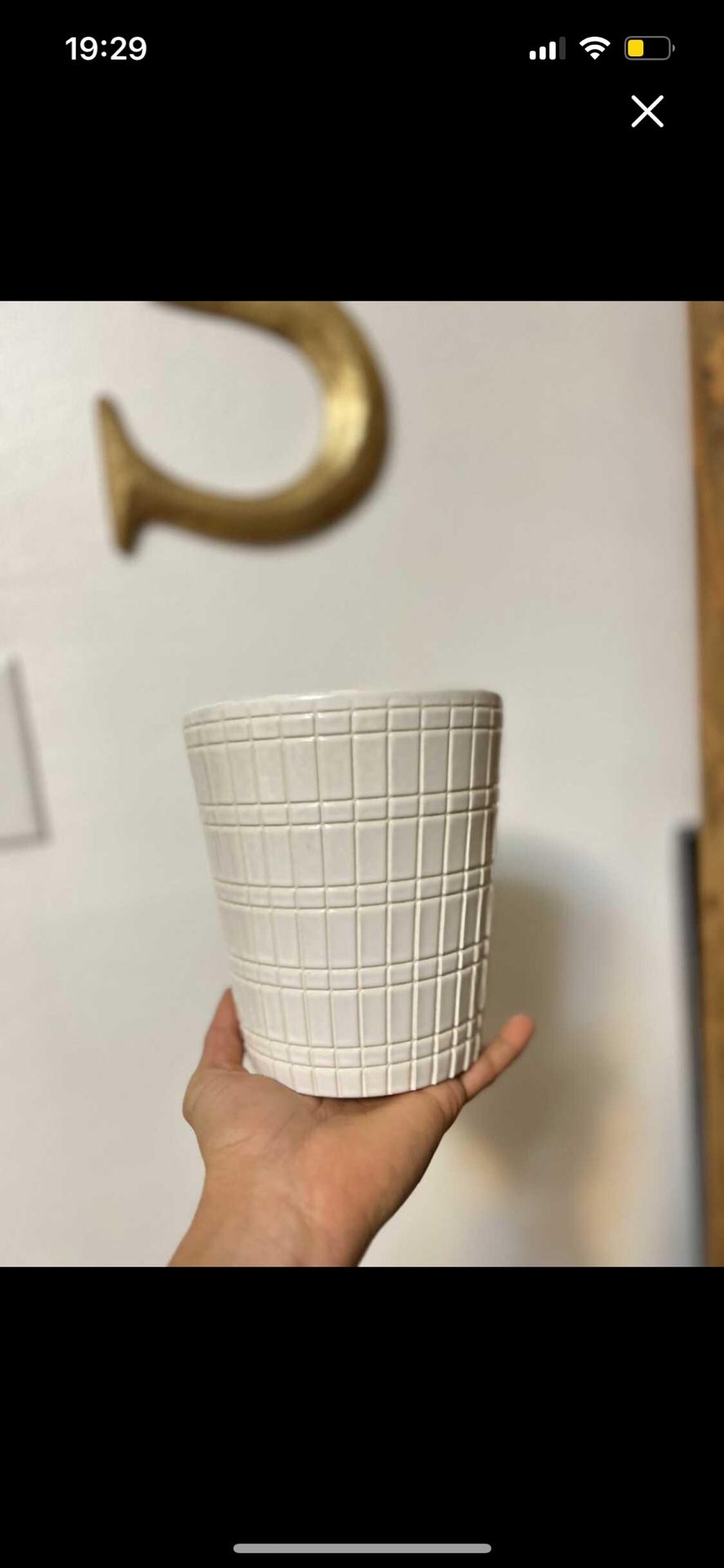 Ceramic Pot Planter White ceramic Vase/pot
