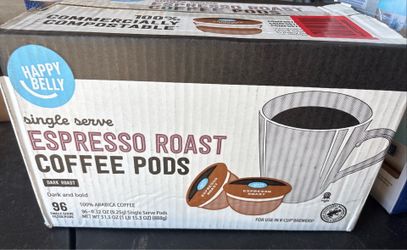 96 pods of dark roast coffee
