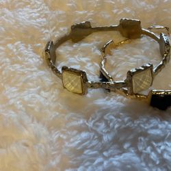 Bangle Bracelets With Stones 