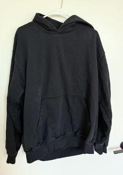 Los Angeles Apparel Mens Heavy Fleece Cotton Black Hoodie Size XL