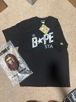 BAPE Bapesta Graphic T-Shirt Black
