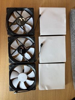 3 PC Case Fans - 4 Pin, 120mm