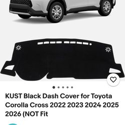 Kust Dash Cover Toyota SUV Crossover 