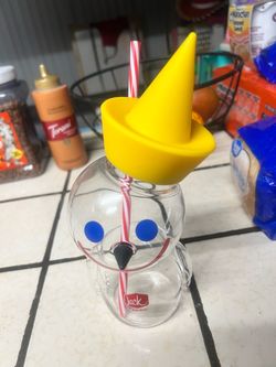 Jack in the box limited edition glass cup never used