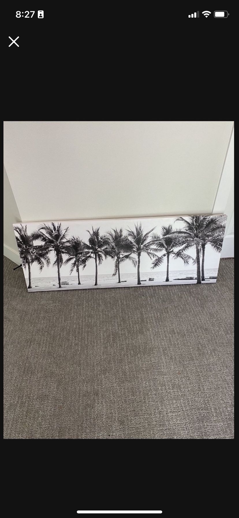 Beach Print On Canvas