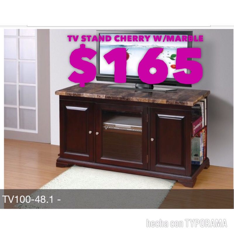 Tv stand cherry