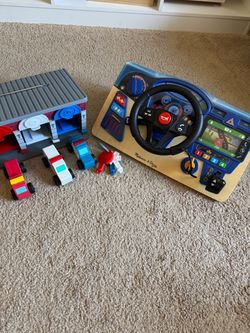 Melissa & Doug wood vehicle toys