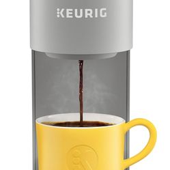 🤟🍵Keurig K-Mini Single Serve Coffee Maker, Studio Gray, 6 to 12 oz. 🍵