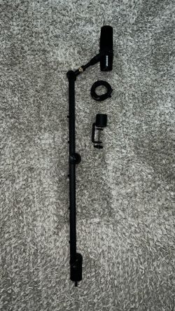 Shure MV7 + Custom Pop Filter and Compass Boom Arm