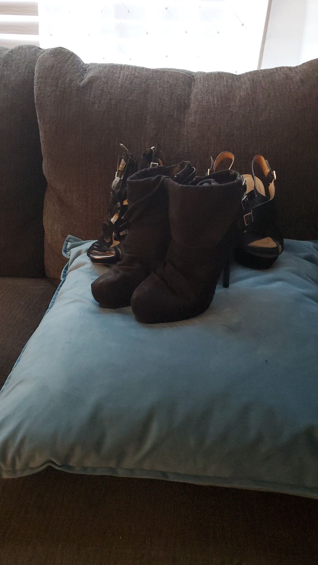 Black high heels- 3 pairs