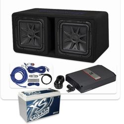 NEW POWERFUL BASS PACKAGE KICKER L7s 12” installed