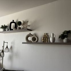 Shelves And Pull Up End Table 