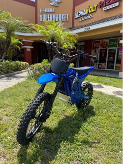 Electric dirt bike strike shadow 60V 55mph