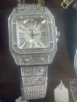 Iced out watch