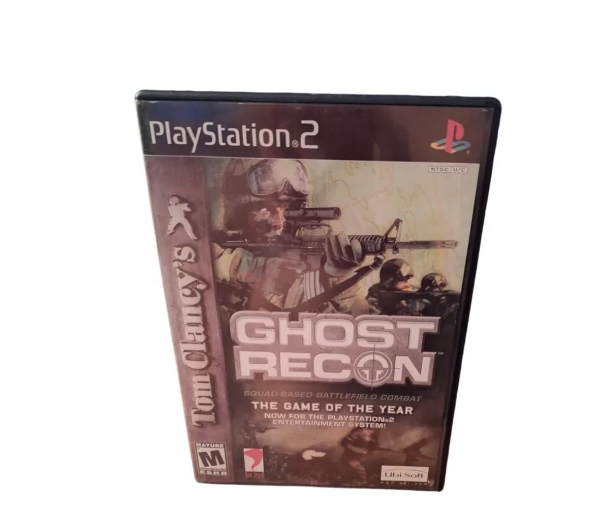 Tom Clancy's Ghost Recon (Sony PlayStation 2, 2002) (Pristine Condition)