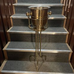 Champagne Bucket & Stand, 1970s